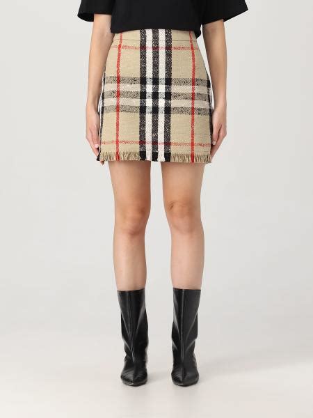 gonna burberry usata|Abbigliamento da donna Burberry .